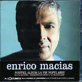 Couverture du nouvel album "la vie populaire" d'Enrico Macias