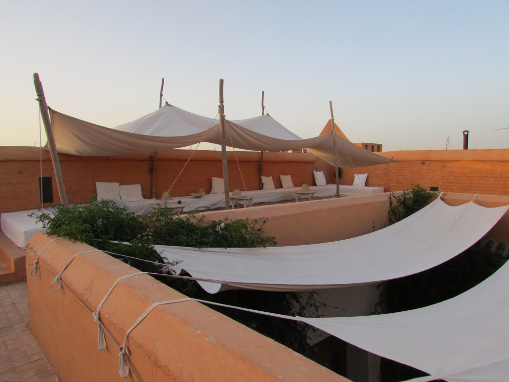 photo de la terrasse de du riad al jazira