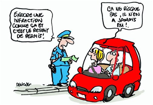 La plus terrible des punitions, la suspension de permis !!